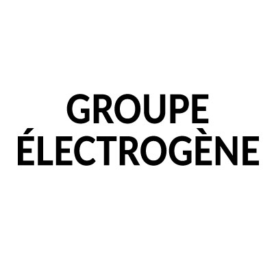 Groupes électrogènes