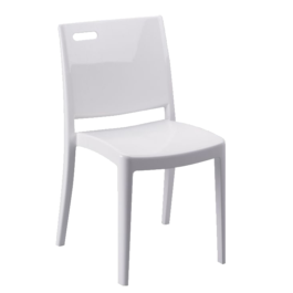 Chaise blanche Givry