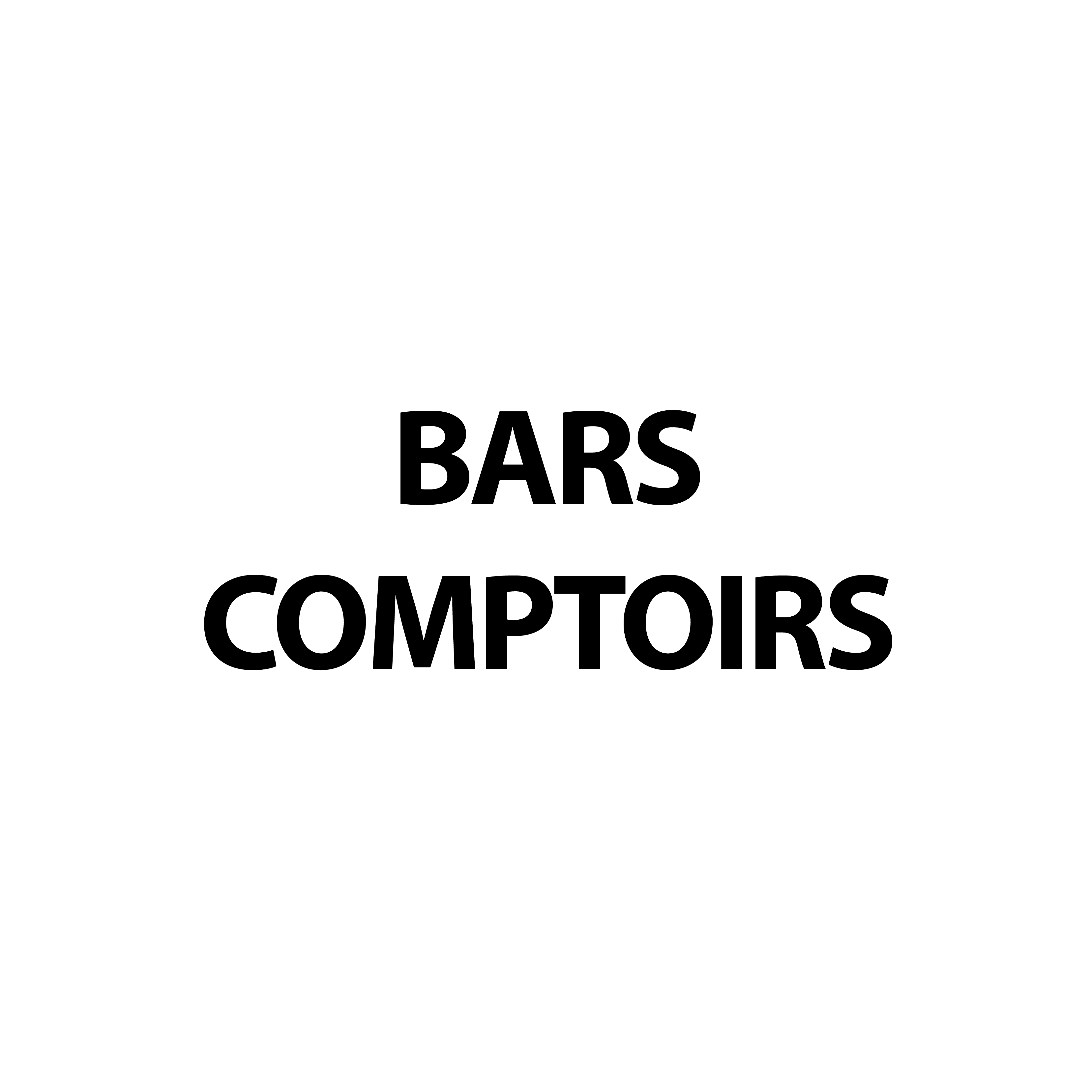Bars - Comptoirs